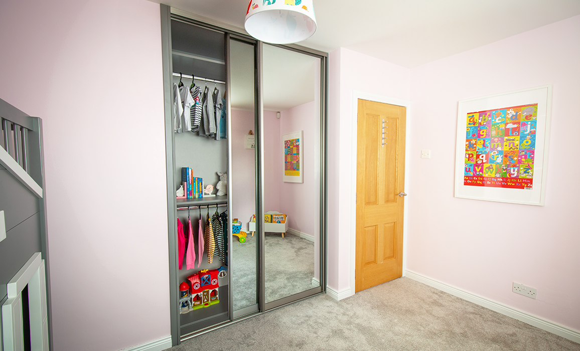 two door sliding mirror wardrobe