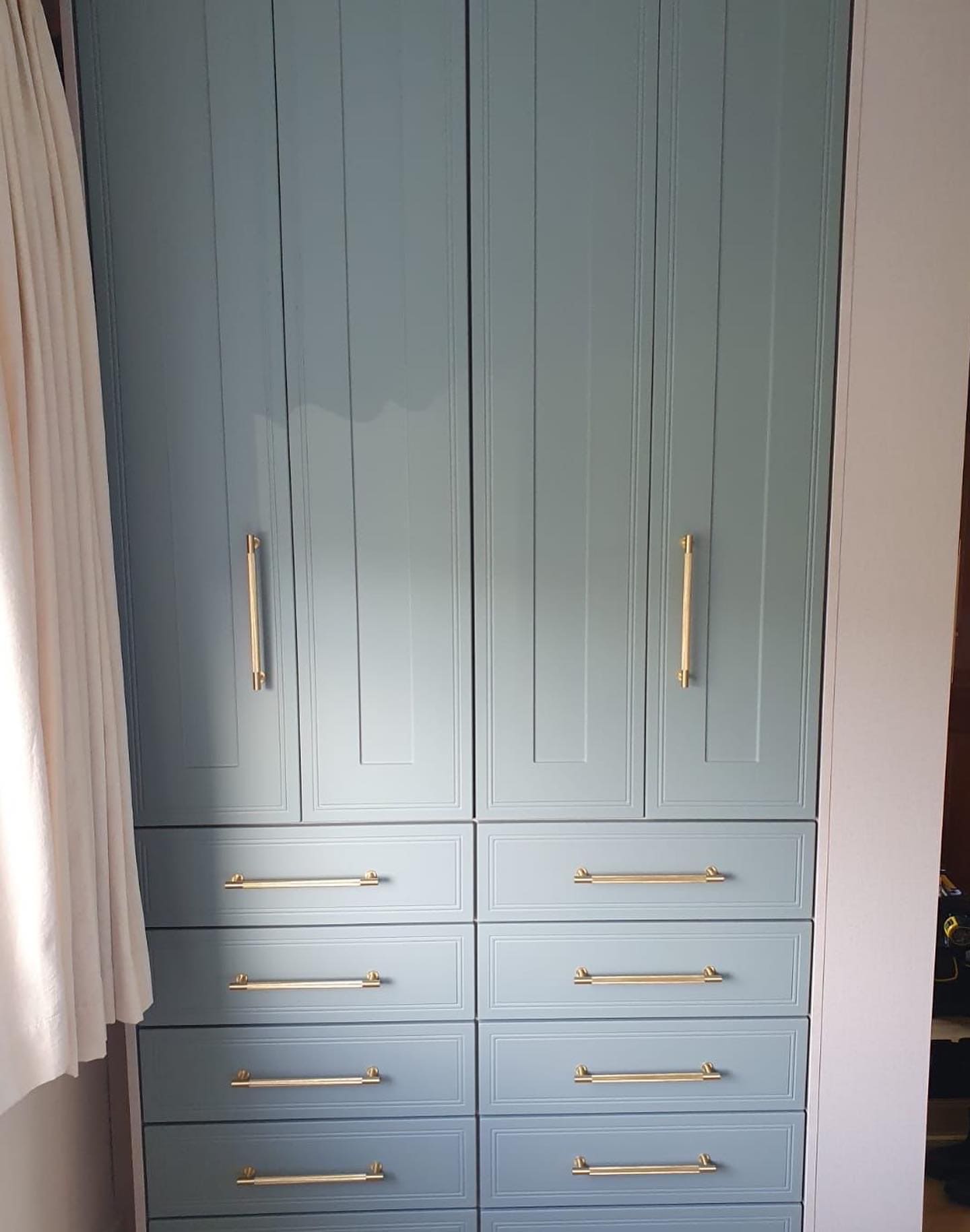Fjord Green Fitted Hinged Wardrobe