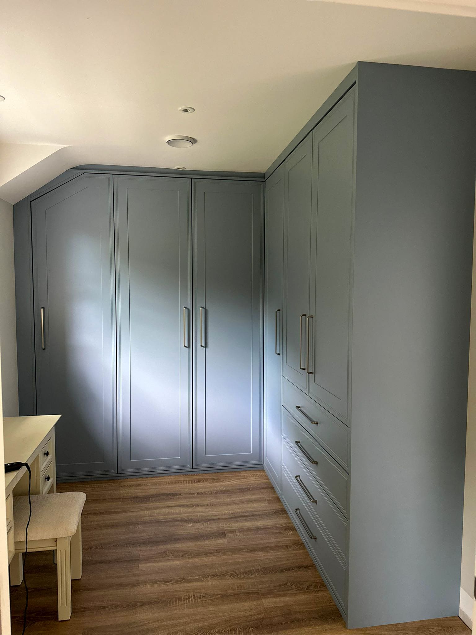 Denim Blue Walk-In Wardrobe 