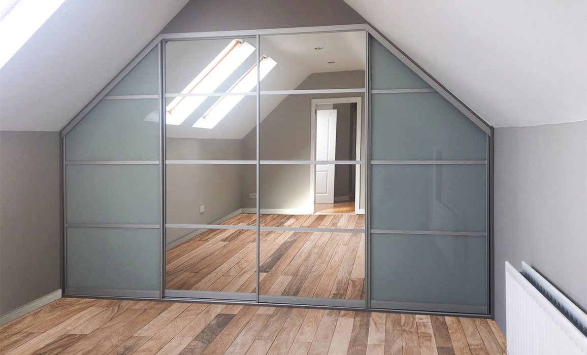 sloped ceiling fitted wardrobe