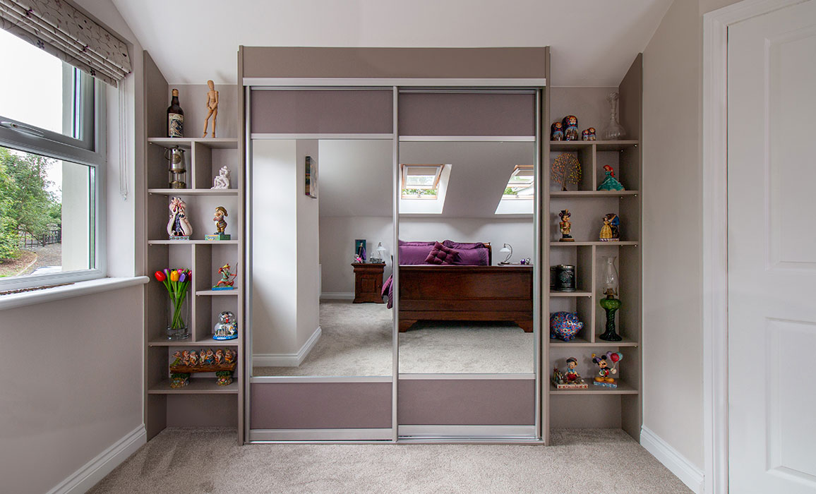 built in bedroom storage