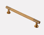 Knurled Handle Brass