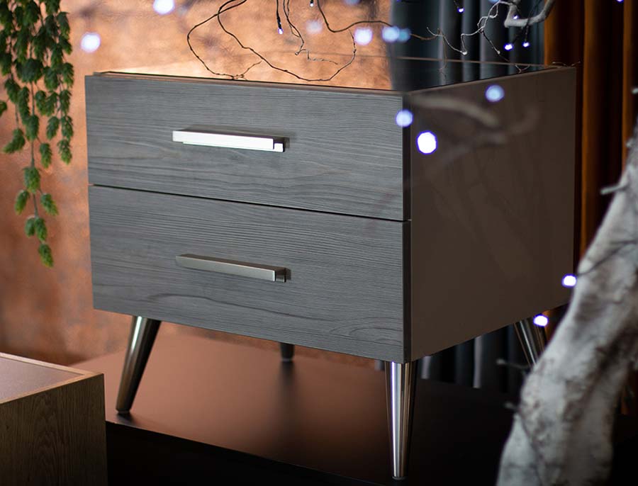 freestanding woodgrain chest of drawers