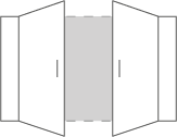 open wardrobe icon